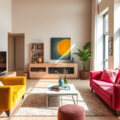 Beżowa podłoga w aranżacji wnętrz: jak łączyć kolory i dodatki, by uniknąć nudy i zachować nowoczesność