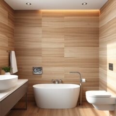 Winyl w łazience: jak estetyka paneli wpływa na styl i funkcjonalność wnętrza