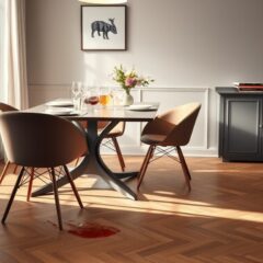 Podłoga do jadalni: jak wybrać trwałe i odporne rozwiązanie na co dzień