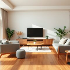 Jak harmonijnie łączyć podłogę z meblami: zasady doboru odcieni drewna i kontrastu w aranżacji wnętrz