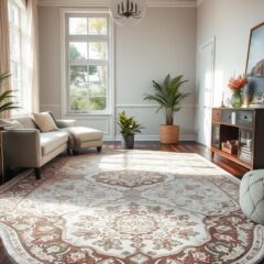 Jak wybrać dywan do koloru podłogi: zasady kontrastu, harmonii i wzoru w aranżacji wnętrza