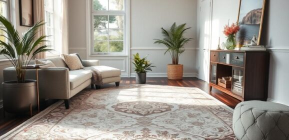Jak wybrać dywan do koloru podłogi: zasady kontrastu, harmonii i wzoru w aranżacji wnętrza