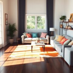 Podłoga za ciemna w mieszkaniu – jak rozjaśnić wnętrze światłem, kolorami i dodatkami