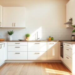 Jak dobrać kolor i materiał podłogi do frontów kuchennych, by stworzyć harmonijną i funkcjonalną przestrzeń